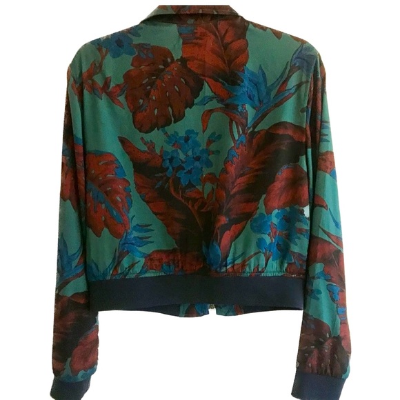 Urban Outfitters Tropical Bomber Jacket - Picture 1 of 10